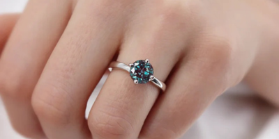 alexandrite engagement ring uk